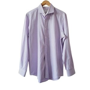 Robert Graham Purple Pattern Dress Shirt